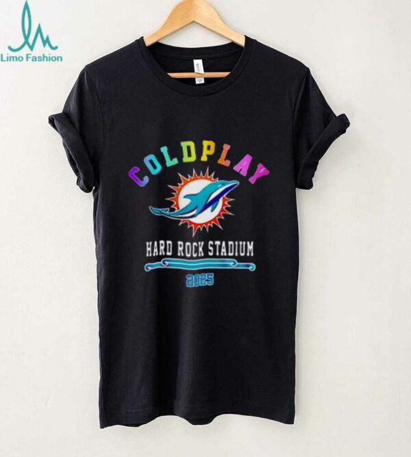 Miami Dolphins X Coldplay Special Edition 2025 T Shirt