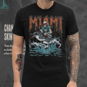 Miami Football Skull Vintage Fan Football Game Day Unisex Shirt