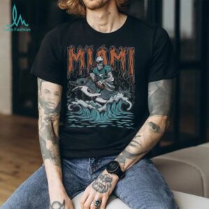 Miami Football Skull Vintage Fan Football Game Day Unisex Shirt