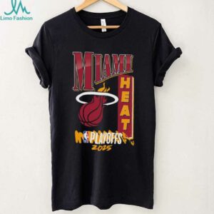 Miami Heat Black 2025 NBA Playoffs Hype T Shirt