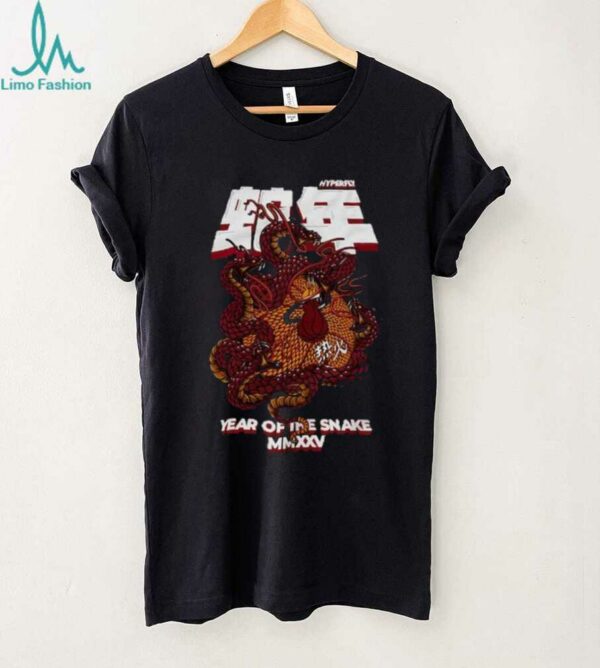 Miami Heat NBALab x Hyperfly Heather Black Year of the Snake Lunar New Year Collection T Shirt