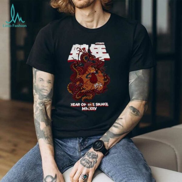 Miami Heat NBALab x Hyperfly Heather Black Year of the Snake Lunar New Year Collection T Shirt