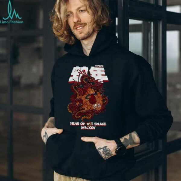 Miami Heat NBALab x Hyperfly Heather Black Year of the Snake Lunar New Year Collection T Shirt