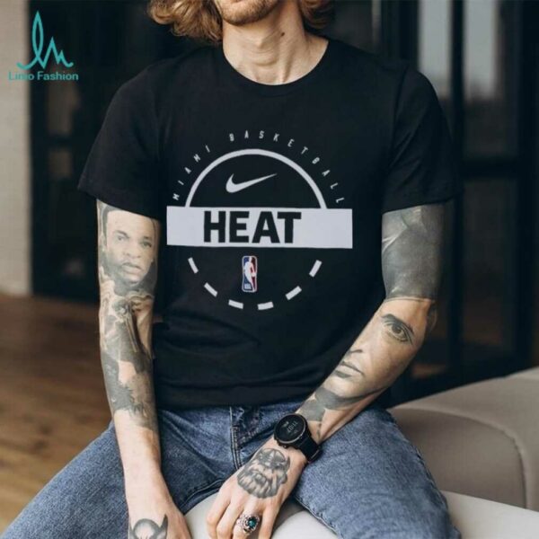 Miami Heat Nike Black Authentic Practice T Shirt