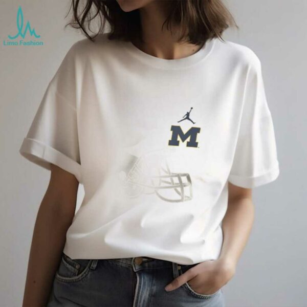 Michigan Wolverines Jordan Legend Shadow Logo Shirt