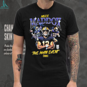 Miles Maddox the main event graphic shirt