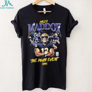 Miles Maddox the main event graphic shirt