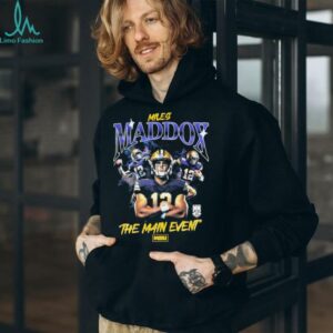 Miles Maddox the main event graphic shirt