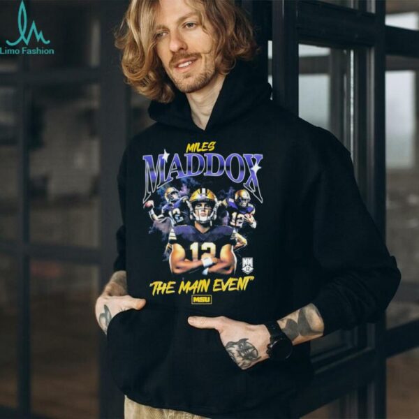Miles Maddox the main event graphic shirt