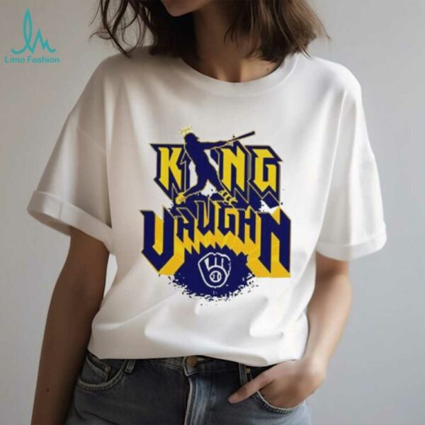 Milwaukee Brewers Andrew Vaughn King Vaughn Aug 26 2025 game shirt