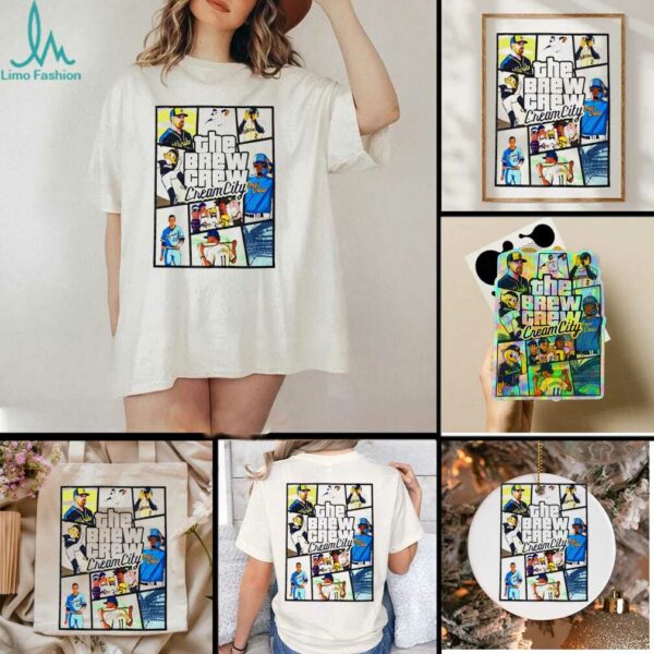 Milwaukee Brewers the brew crew Cream City GTA shirt