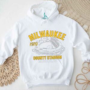 Milwaukee County Stadium 1970 Classic Cut Baseball T Shirt