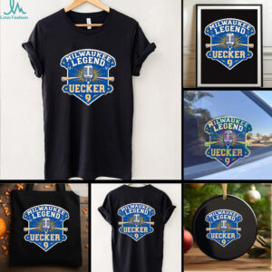 Milwaukee Legend Bob Uecker #9 Mr. baseball logo shirt