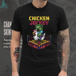 Minecraft Movie Chicken Jockey Meme Shirt