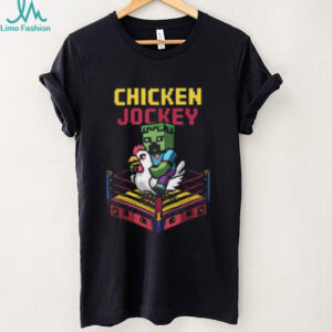 Minecraft Movie Chicken Jockey Meme Shirt