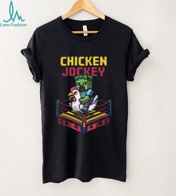 Minecraft Movie Chicken Jockey Meme Shirt