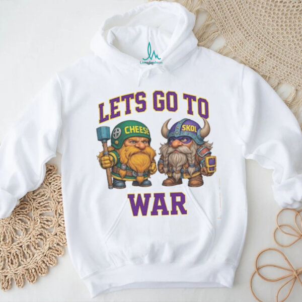 Minnesota Green Bay Football Vikings Packers Rivalry Gnome Shirt