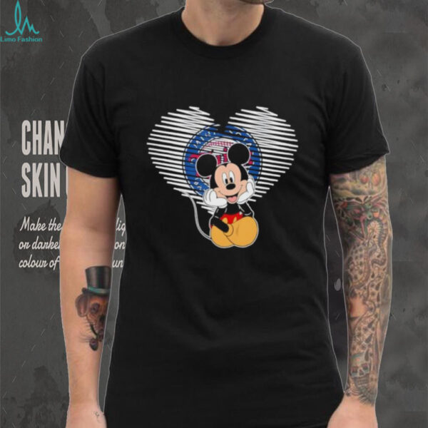 Minnesota Twins The Heart Mickey Mouse Disney Baseball shirt