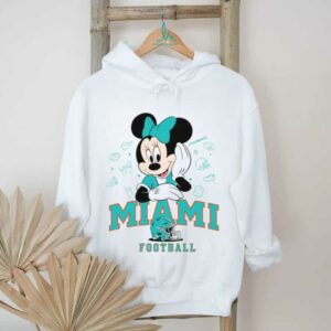 Minnie Mouse Miami Football T Shirt
