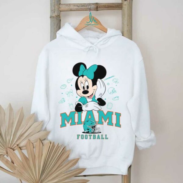 Minnie Mouse Miami Football T Shirt