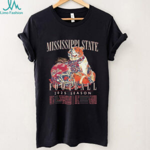 Mississippi State Bulldogs Football 2025 Season schedule helmet shirt