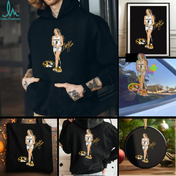 Missouri Basketball Sophie Cunningham Superstar Pose signature shirt