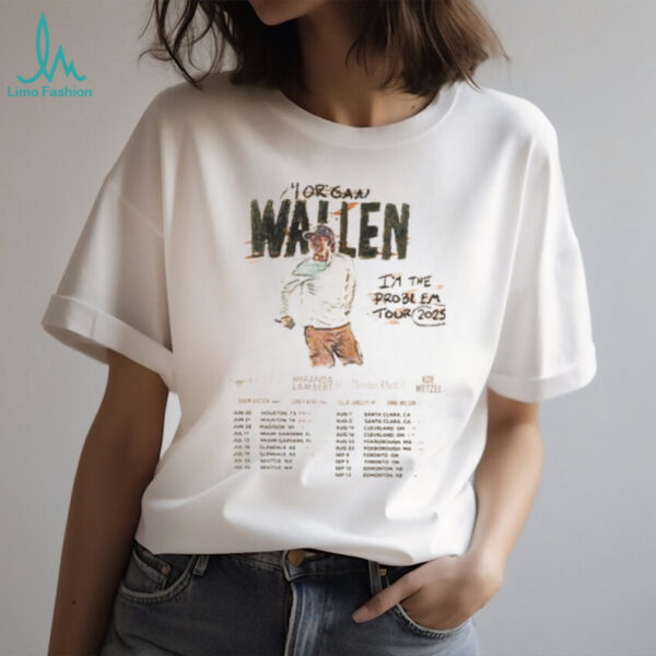 Morgan Wallen I’m The Problem Tour 2025 Concert Shirt