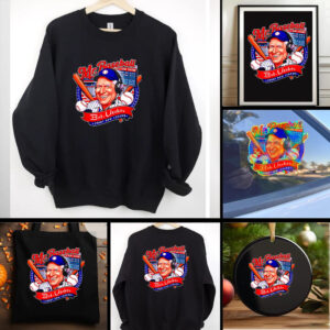 Mr. Baseball Bob Uecker Milwaukee Brewers front row legend caricature shirt
