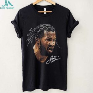 NBA Jalen Brunson Mitchell & Ness Black Real Big Face Player T Shirt