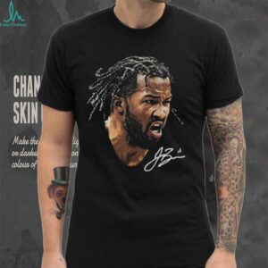 NBA Jalen Brunson Mitchell & Ness Black Real Big Face Player T Shirt