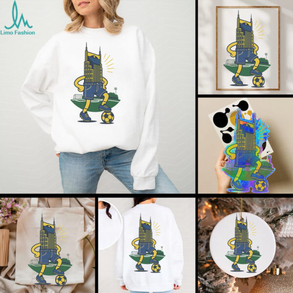 NSC Jorts Soccer Nashville Skyline shirt