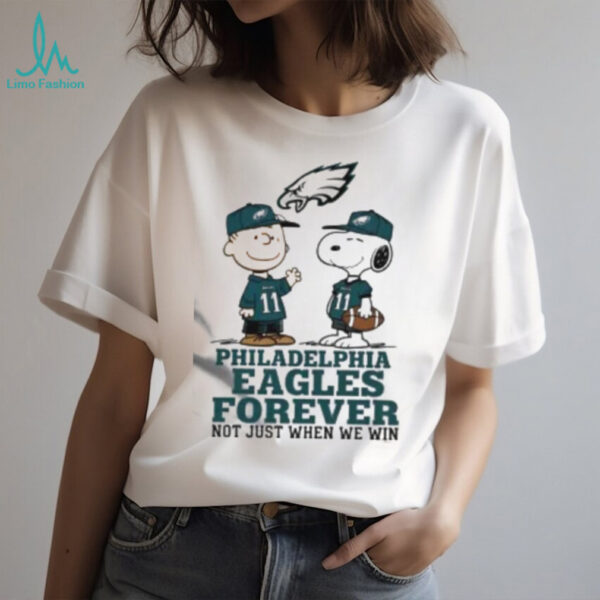 Charlie Brown Snoopy Tampa Bay Buccaneers Forever Not Just When We Win shirt