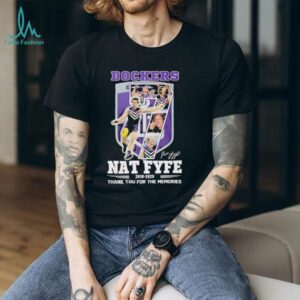 Nat Fyfe Fremantle Dockers 2010 2025 tahnk you for the memories shirt