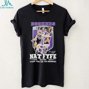 Nat Fyfe Fremantle Dockers 2010 2025 tahnk you for the memories shirt