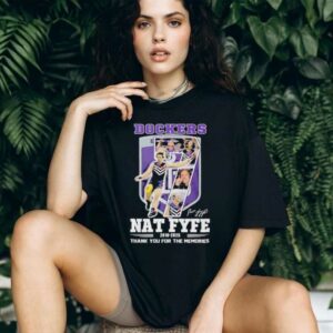 Nat Fyfe Fremantle Dockers 2010 2025 tahnk you for the memories shirt