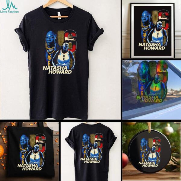 Natasha Howard Indiana Fever number 6 graphic shirt