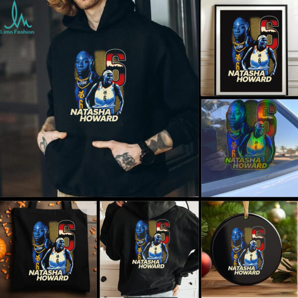 Natasha Howard Indiana Fever number 6 graphic shirt