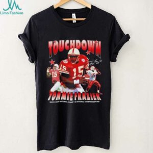 Nebraska Cornhuskers Tommie Frazier Touchdown Back 2 Back National Champions signature shirt