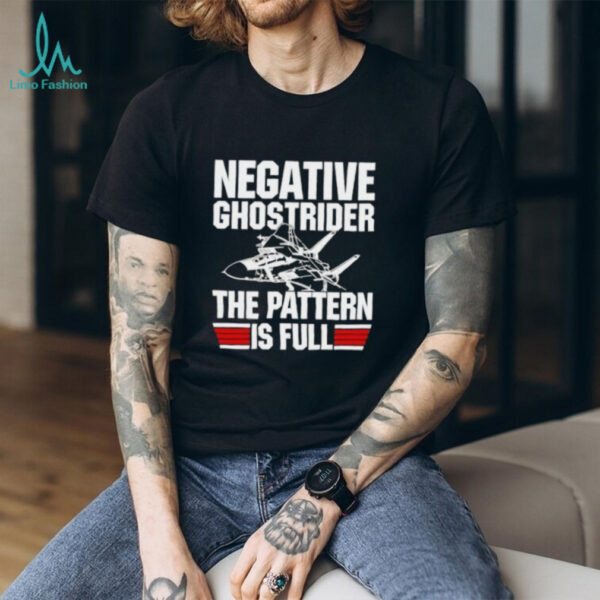 Negative ghost rider pattern is full Top Gun shirt