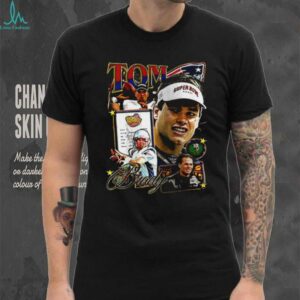 New England Patriots Tom Brady 6th round to the GOAT signature shirt