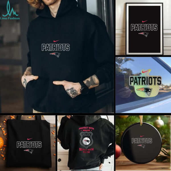 New England Patriots protect with honor police serve with pride shirt