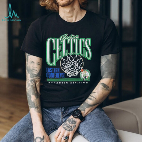 New Era Boston Celtics NBA Infilled Black COOLERA Shirt