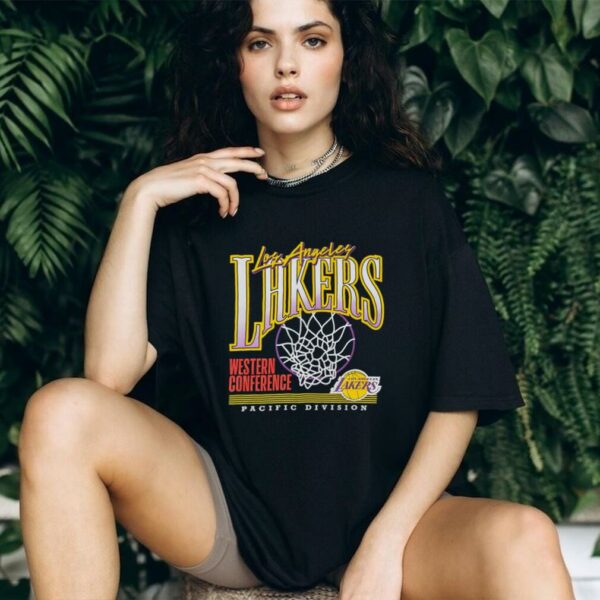 New Era Los Angeles Lakers NBA Infilled Black COOLERA Shirt