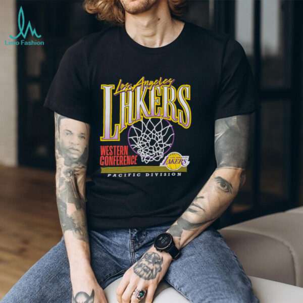 New Era Los Angeles Lakers NBA Infilled Black COOLERA Shirt