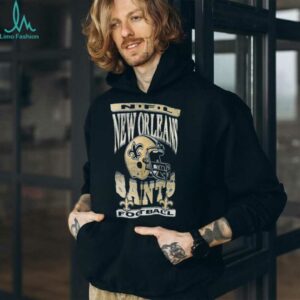 New Orleans Saints Stripe Splash Franklin Throwback T Shirt