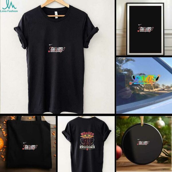 New York Giants national nurses we appreciate you shirt