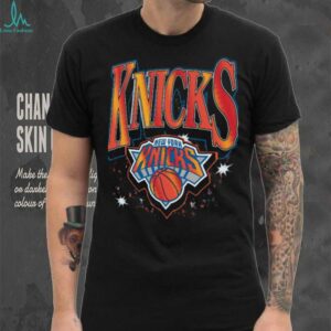 New York Knicks '47 Black Past Champs Collection Flashbulb Foundation T Shirt