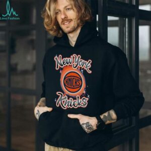 New York Knicks Outerstuff Blue Air Brush T Shirt