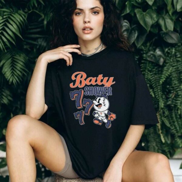 New York Mets Brett Baty shower 777 shirt