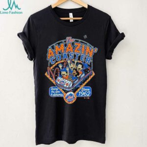 New York Mets The Amazin’ Coaster riding The Ups and Downs since 1962 shirt